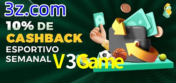 10% de bônus de cashback na V3Game