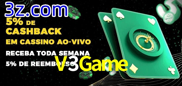 Promoções do cassino ao Vivo V3Game
